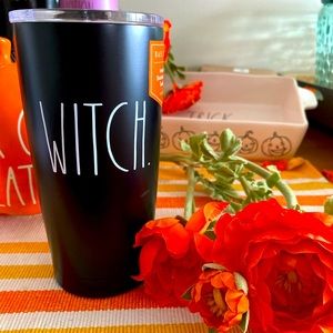 🎃👻 RAE DUNN HALLOWEEN Witch steel Tumbler 👻🎃
